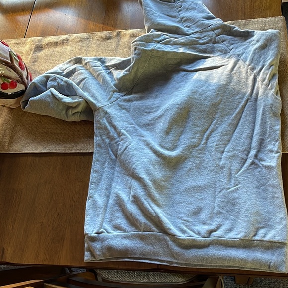 I only like NY as a friend hoodie sweatshirt grey pocket Small I ❤️ New York - Picture 4 of 4